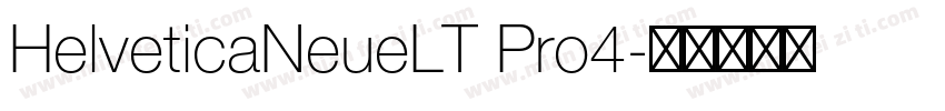 HelveticaNeueLT Pro4字体转换